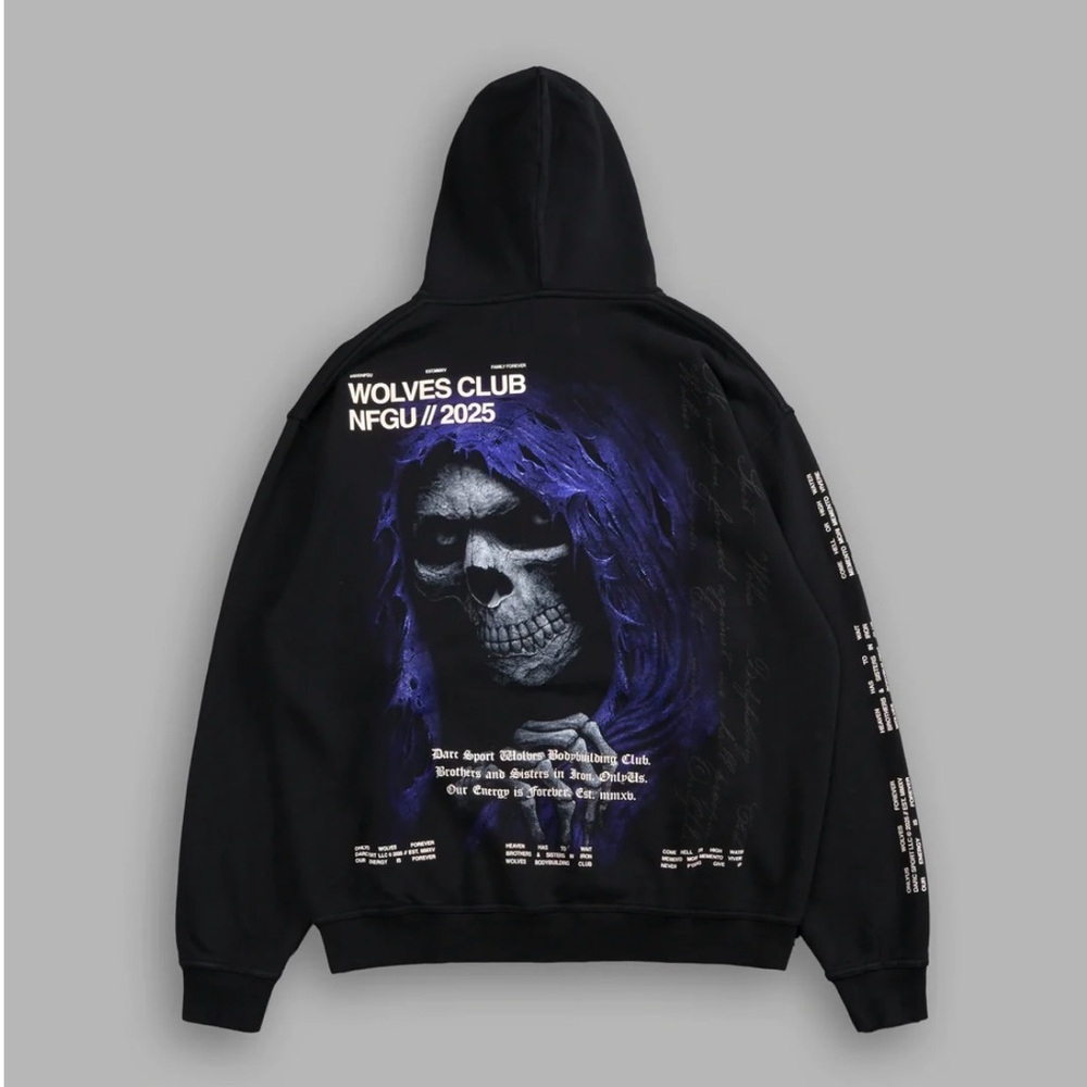 LIVE TODAY "PIERCE" HOODIE IN BLACK